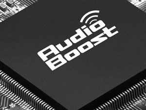 A chip labelled Audio Boost